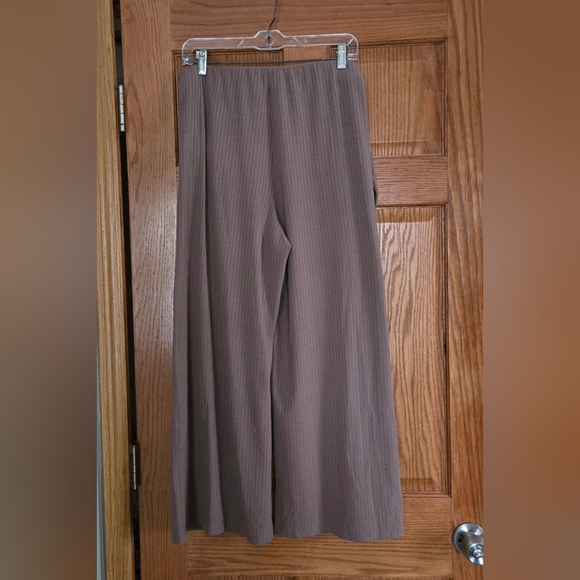 Elodie pull-on front tie wide leg pants size MEDIUM - Picture 2 of 7